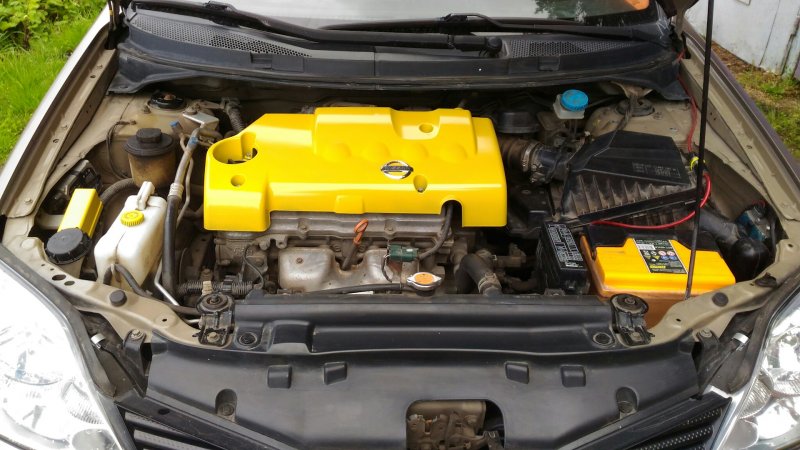 Nissan primera р12 под капотом