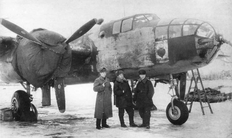 Самолёт b25 Mitchell палубный