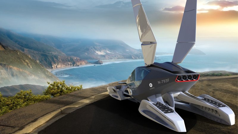 Летающий автомобиль AEROMOBIL