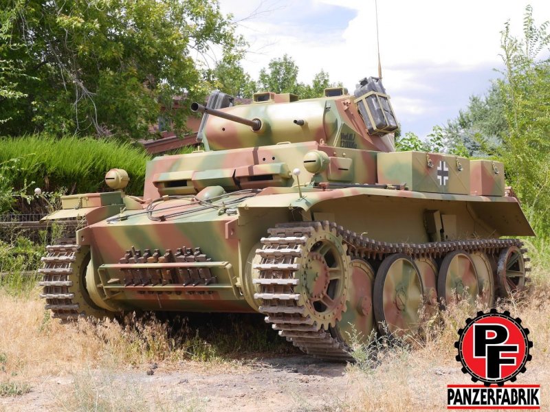 Panzerkampfwagen 2 Luchs изнутри