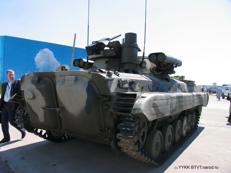 БМП-2м с боевым модулем "Бережок"
