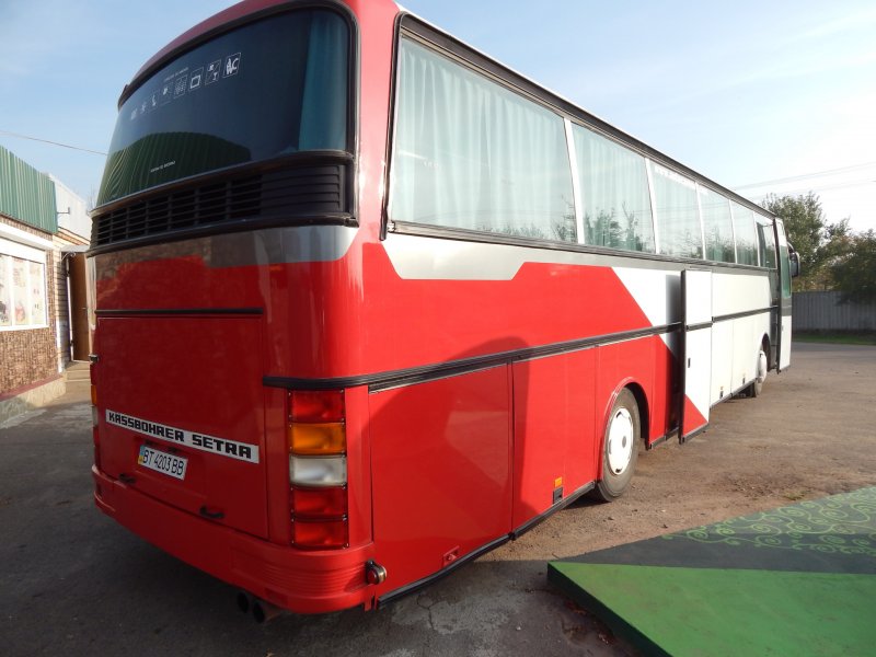 Setra 215 автобус АТП стоянка автобусов