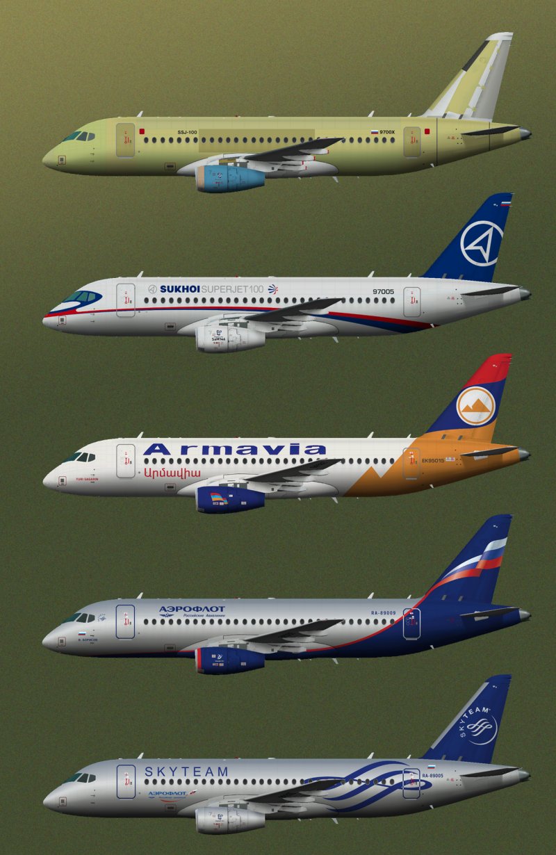 Боинг 737 Family схема самолета