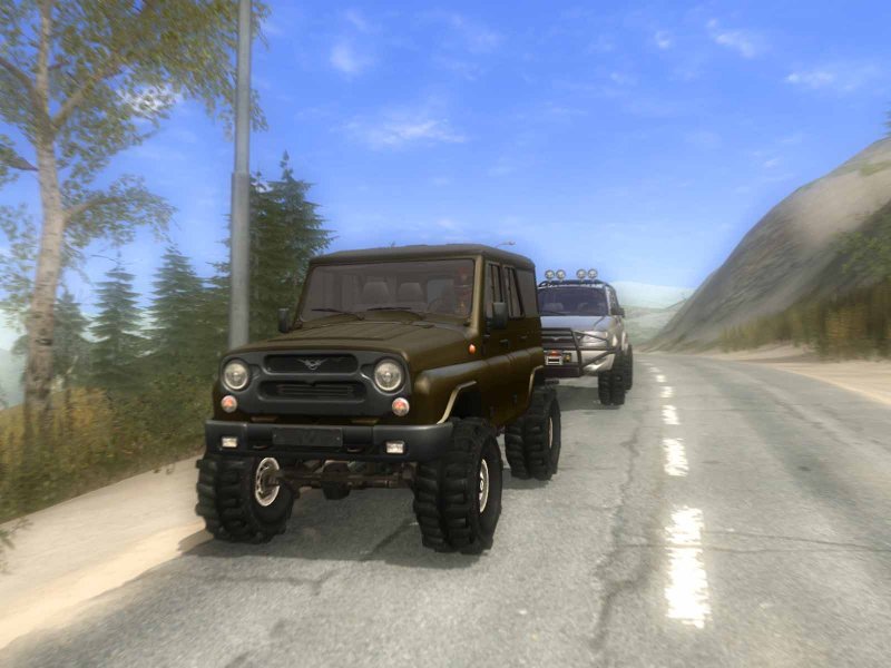 Полный привод УАЗ 4x4 3