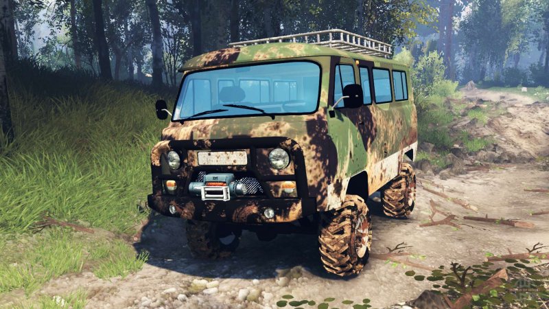 Полный привод УАЗ 4x4