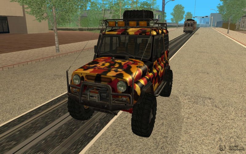 Полный привод УАЗ 4x4 2 с девкой