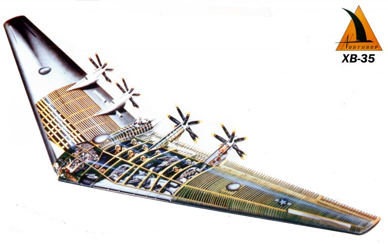 B-35 самолет