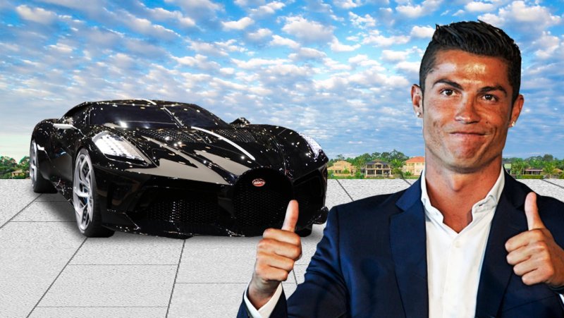 Kristina Ronaldo Bugatti Кристиано