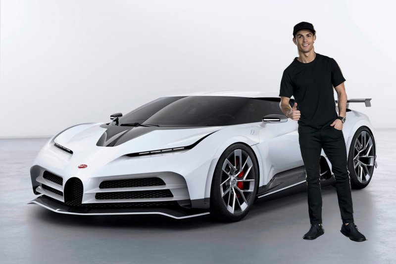 Bugatti Chiron Криштиану Роналду