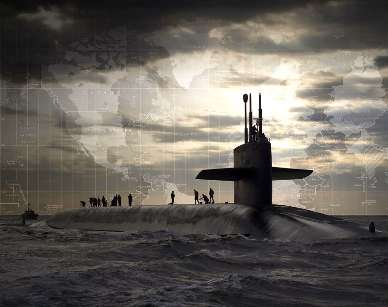 Подводная лодка USS залп