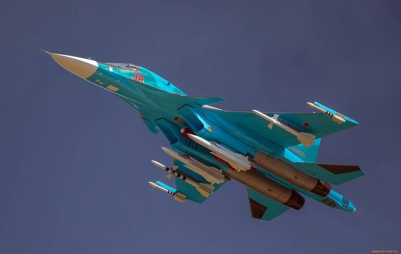 Су-34 бомбардировщик