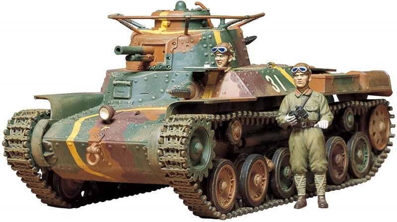 35075 Tamiya 1/35 японский средний танк Type 97 (chi-ha) 1937г. С 2 фигурами танкистов