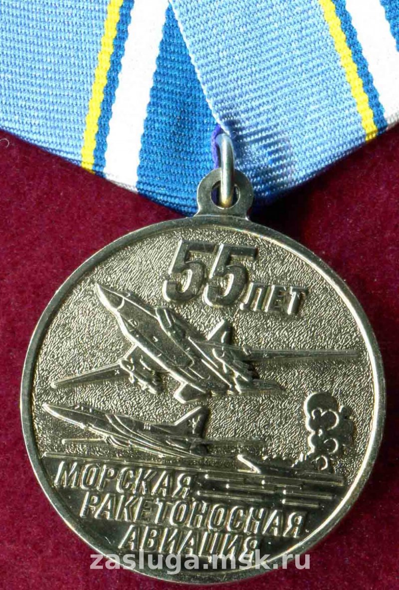 Медаль 100 лет морской авиации России