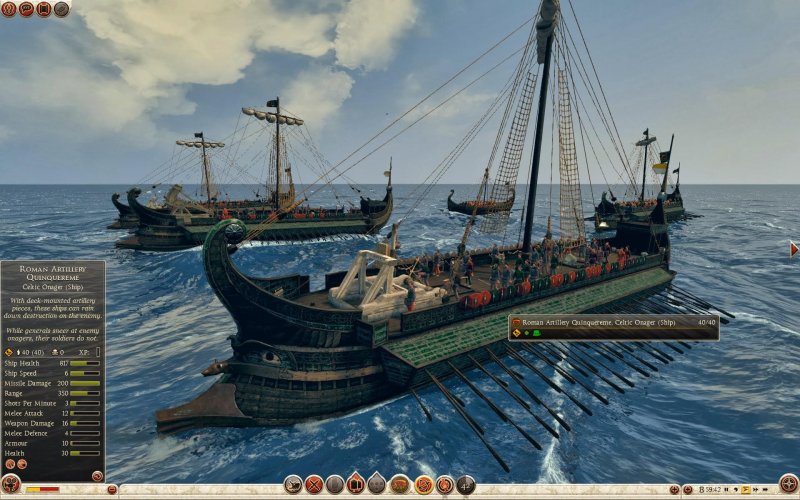 Пентера квинквирема total War