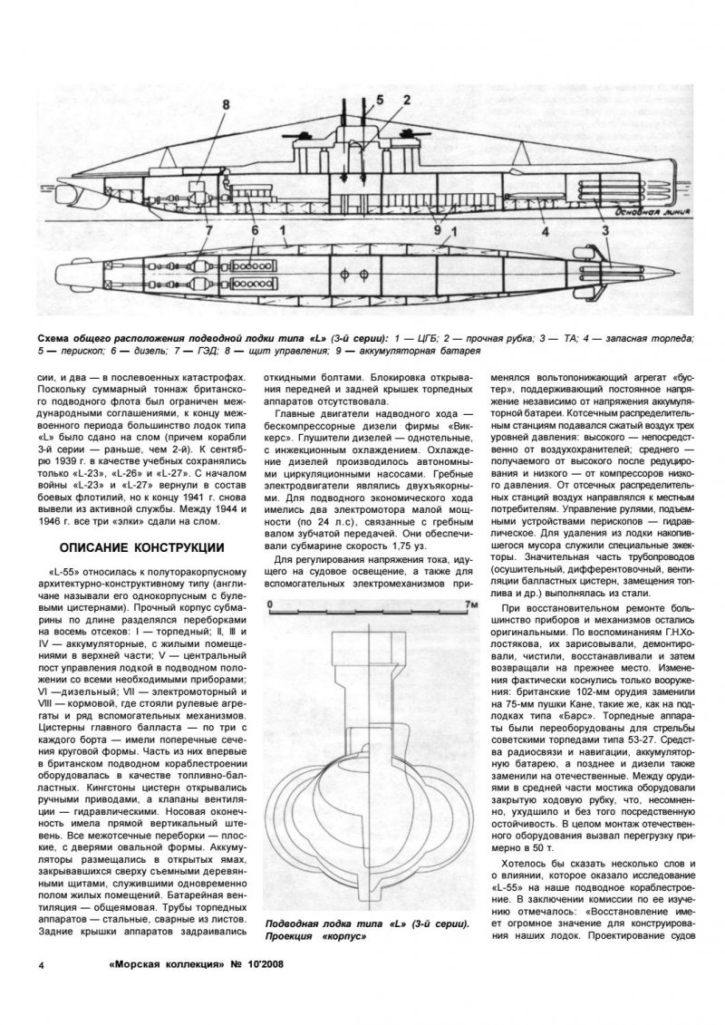 Балластные цистерны подводной лодки схема