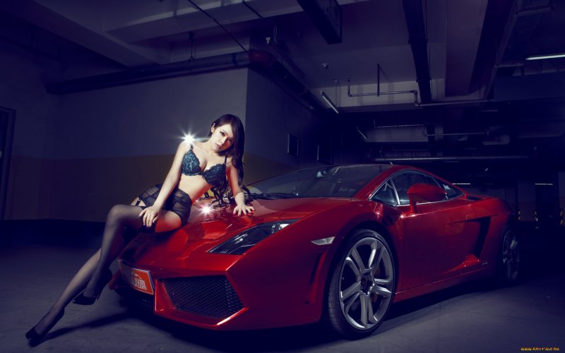 Lamborghini Huracán девушки