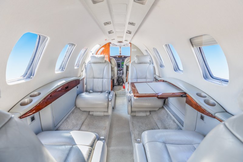 Цессна 560 Citation кабина