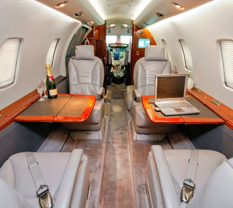 Cessna 560xl Citation xls салон