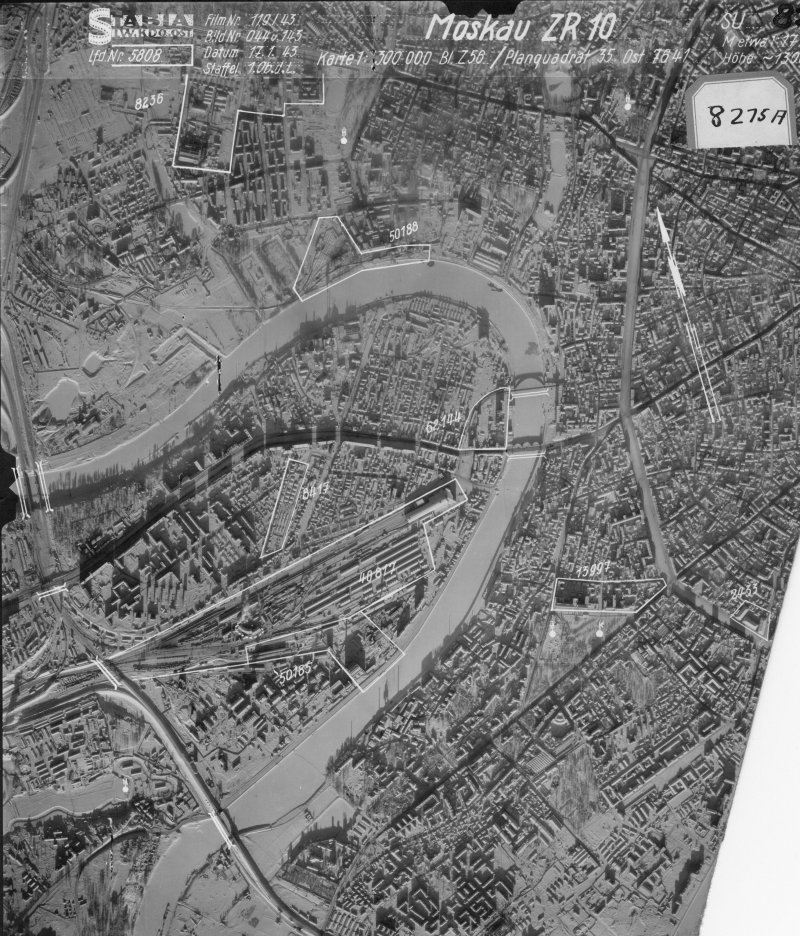 Немецкая аэрофотосъемка Москвы 1941-1942