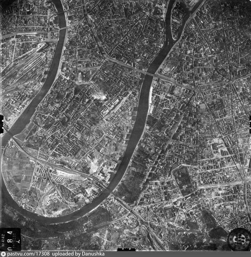 Аэрофотосъемка Москвы 1925