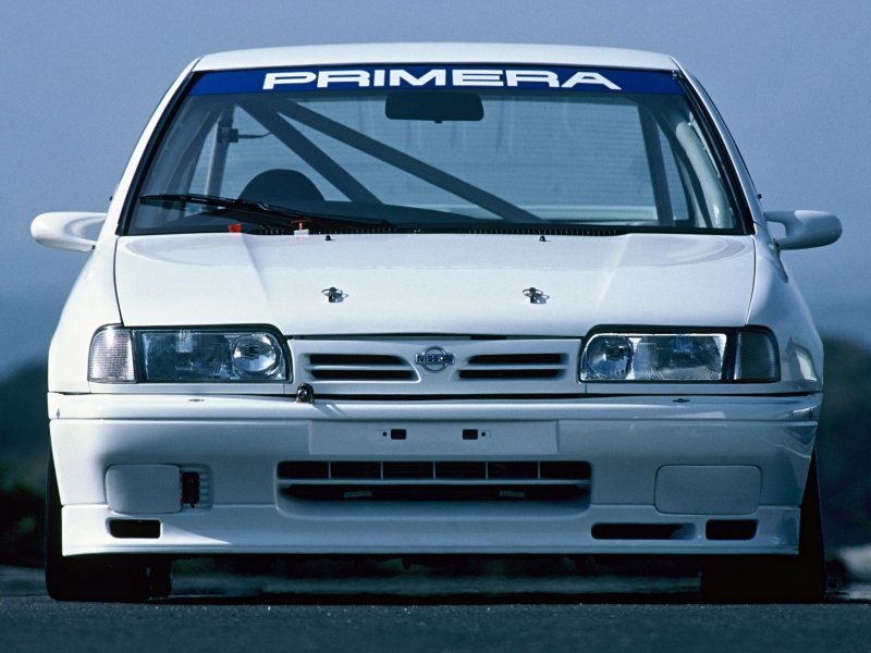 Nissan primera p10 чёрная