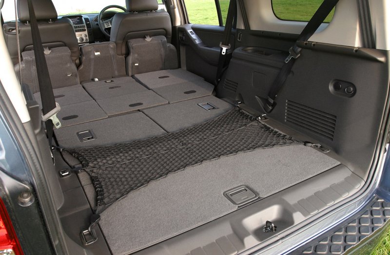 Nissan Pathfinder 2008 сложенные сиденья