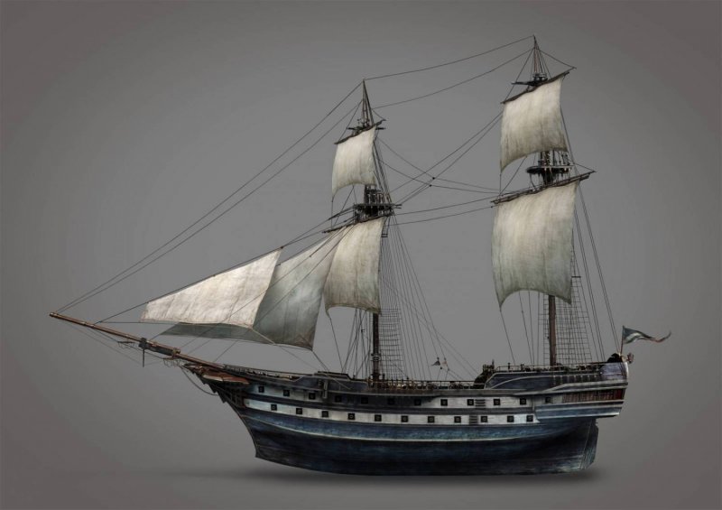 Аквила корабль из Assassins Creed 3