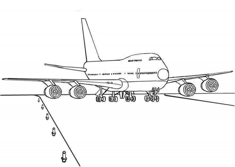 Детский самолет Боинг 747