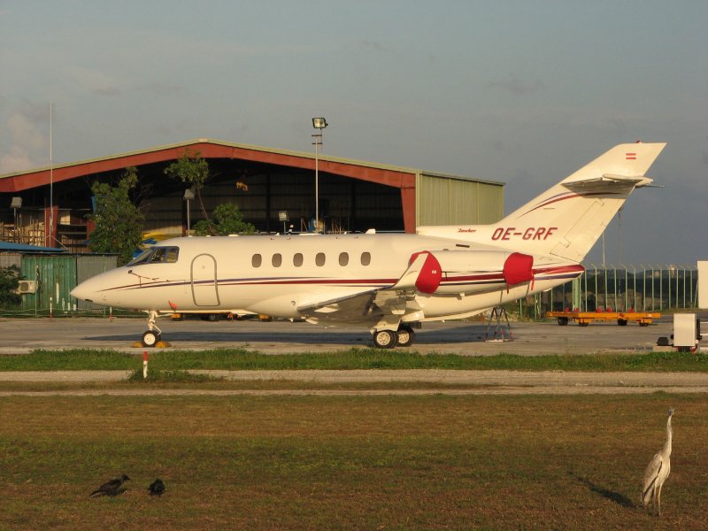 Самолет Hawker h25b