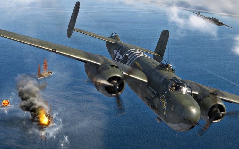 Бомбардировщик b 25 h