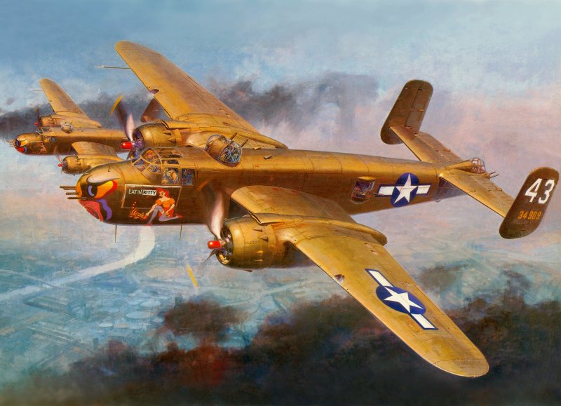 Самолёт b25 Mitchell