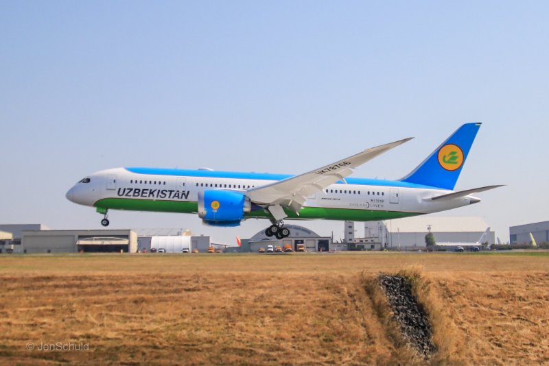 Боинг 787-8 узбекские авиалинии