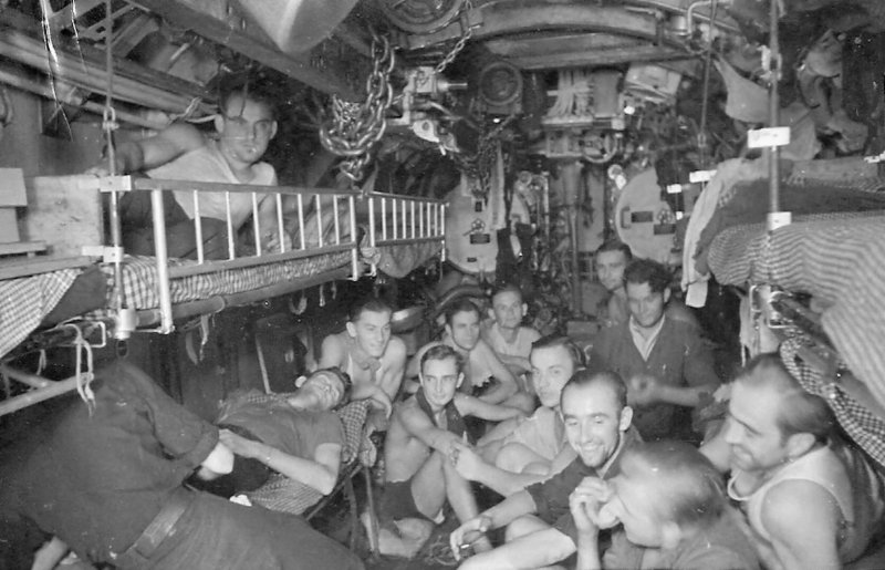 Подлодка первой мировой войны внутри