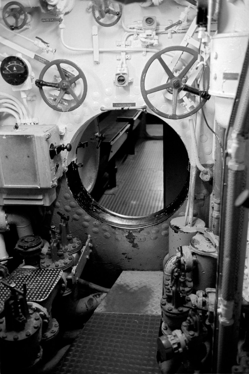 Немецкая подводная лодка внутри