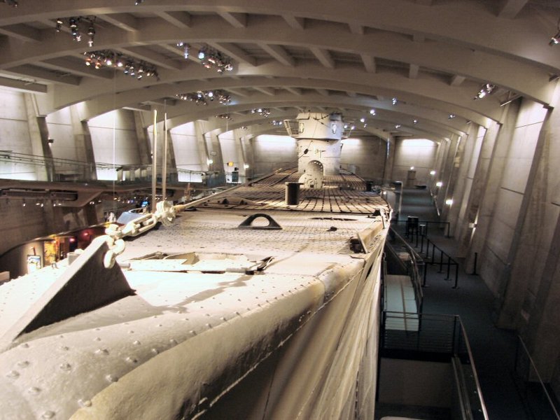 Лодка u 505 в музее