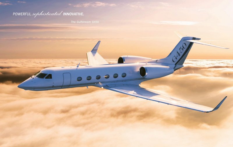 Gulfstream g450 салон