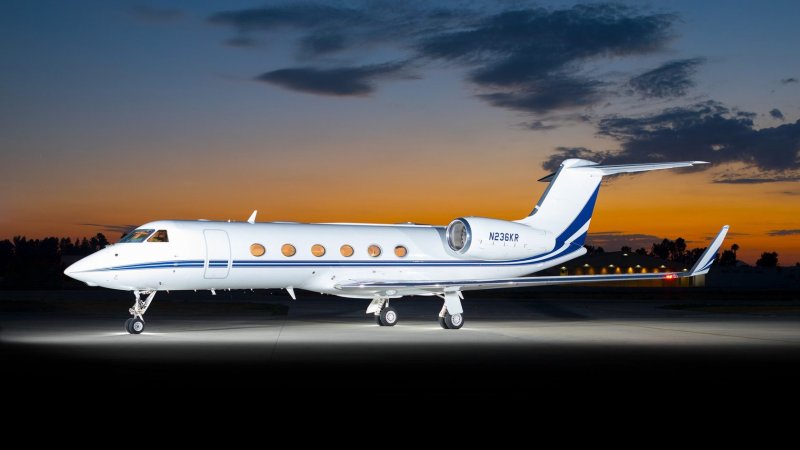 Gulfstream g450 кабина