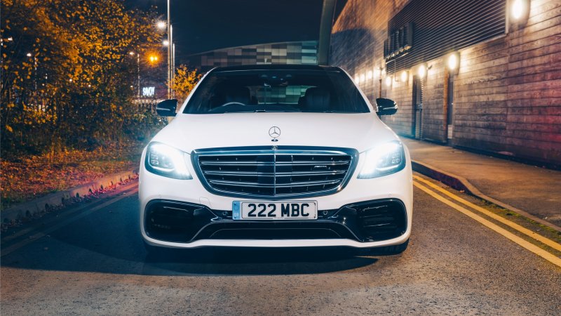 Mercedes Benz s63 AMG w222 белый