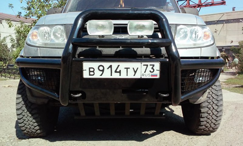 Силовой бампер УАЗ профи Рубикон