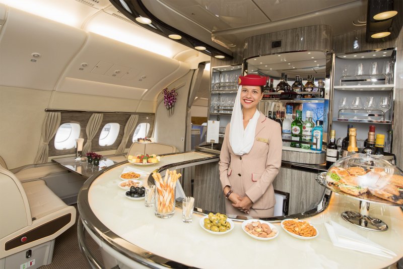Флай Эмирейтс а380 салон