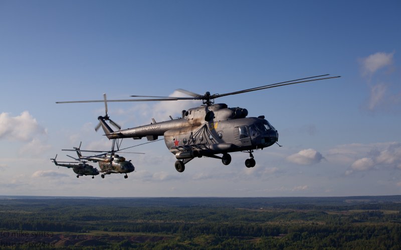 Вертолёт ми-8 военный