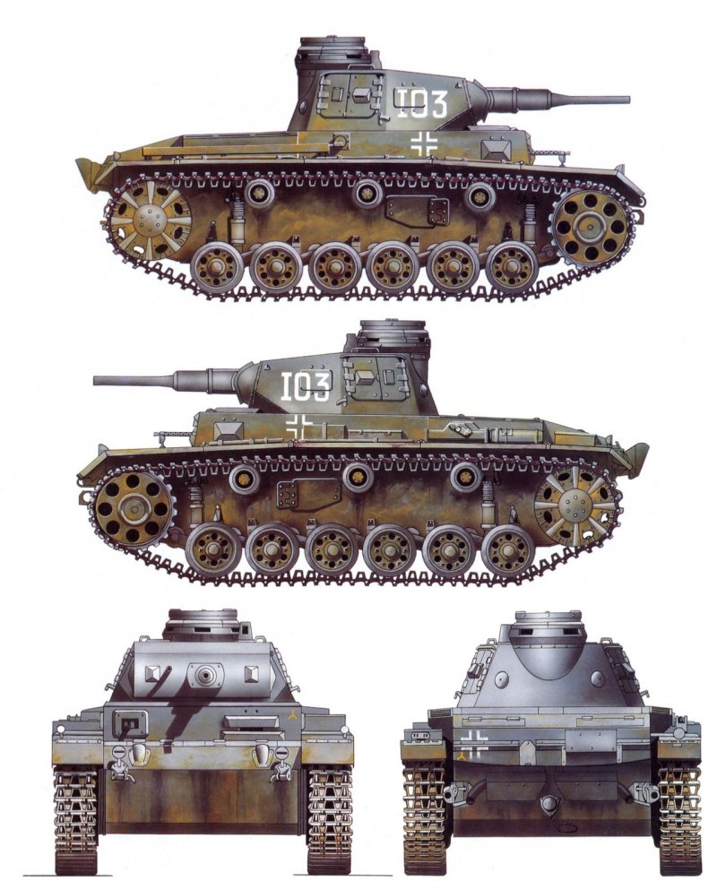 PZ.Kpfw.III Ausf.e/f (Smart Kit) (2 in 1) - Dragon 1:35 6944