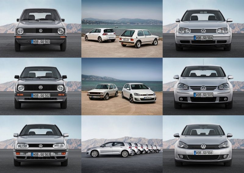 Volkswagen Golf Эволюция