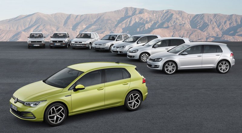 Volkswagen Golf Эволюция