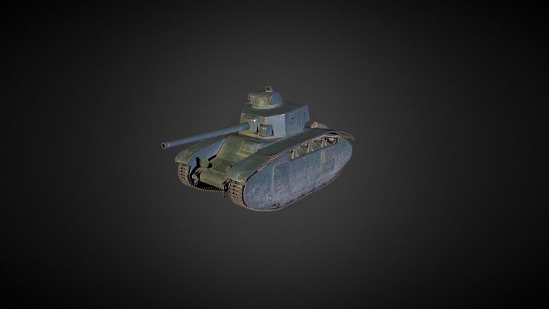 Французский танк BDR g1 b