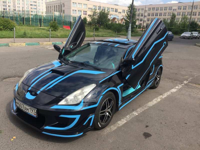 Тойота Селика т23 бирюзовый цвет