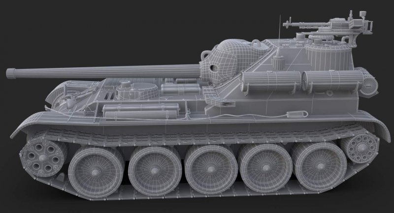 Су-100пм 3d модель