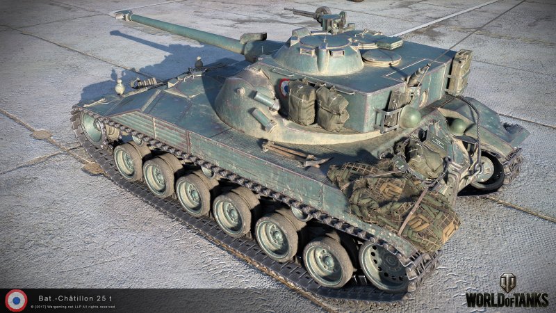 Bat Chatillon 25 t чертеж