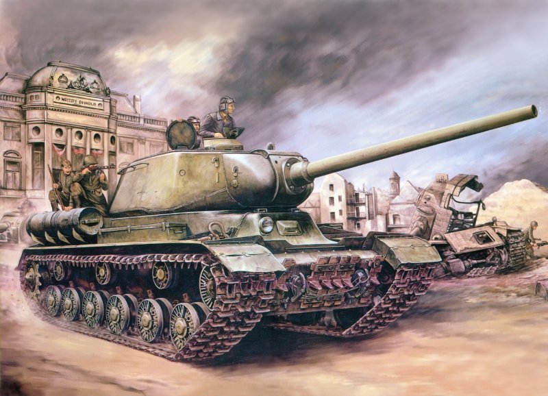 Советский танк ИС 1