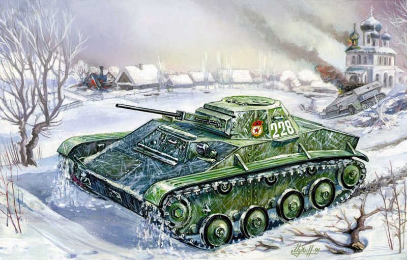 Т-60 лёгкий танк арт